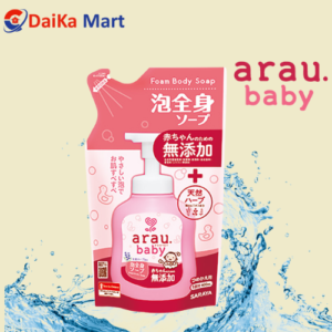 Sữa tắm Arau baby túi 400ml Nhật Bản túi