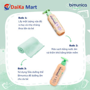 Sữa tắm Bimunica dành cho trẻ sơ sinh và trẻ nhỏ