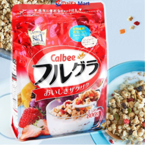 Ngũ cốc Calbee Nhật Bản Đỏ